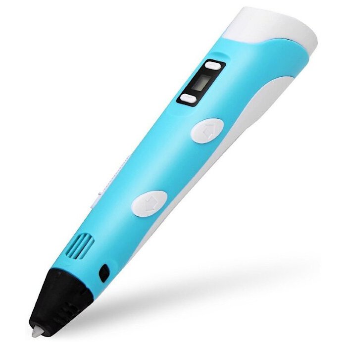 3D ручка 3D Pen Home Sculptor 2 с LCD дисплеем голубая