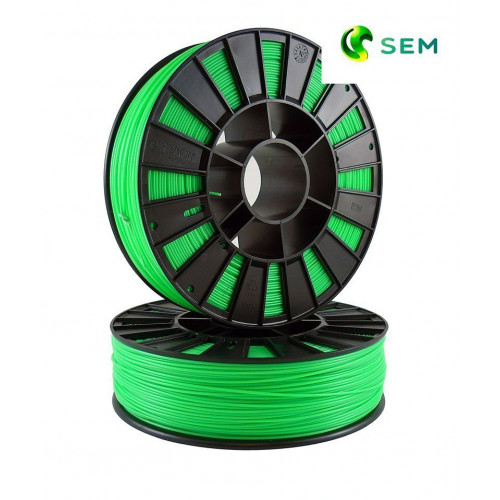 ABS пластик 1.75 SEM флуоресцентный зеленый 0.8 кг