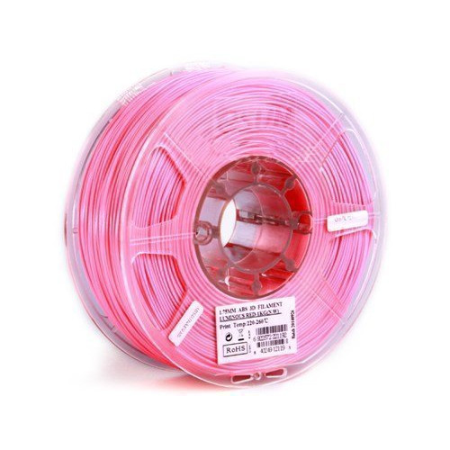 ABS пластик ESUN 2.85 мм 1 кг светящийся красный