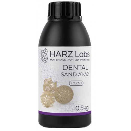 Фотополимер HARZ Labs Dental Sand A1-A2 SLA/Form-2 0.5 л
