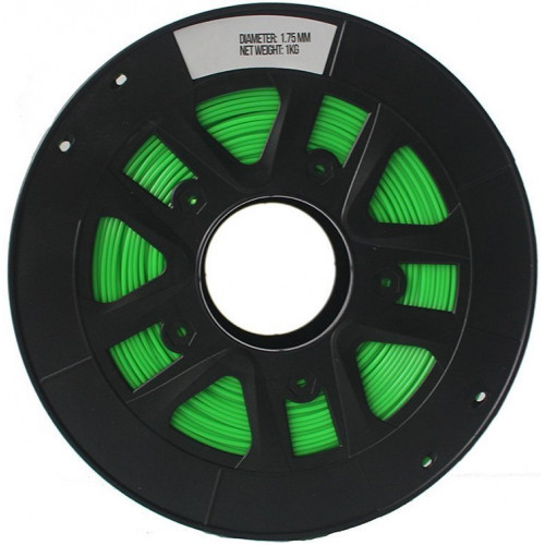 PETG пластик 1.75 SolidFilament прозрачный зеленый 1 кг