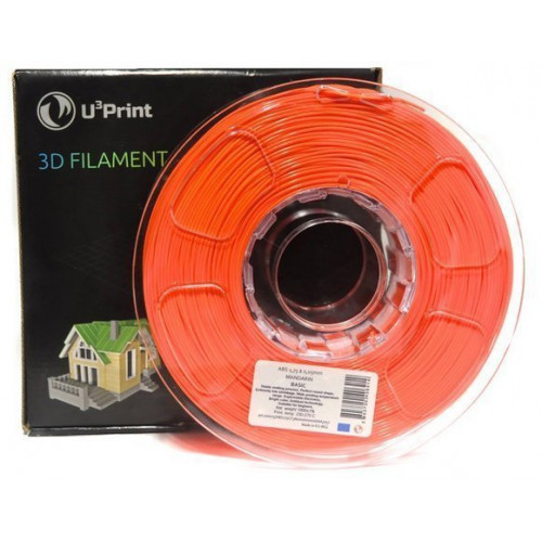 PLA HP пластик U3print 1.75 Mandarine Fluory 1 кг