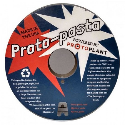 PLA Proto-pasta пластик композитный 2.85 мм электропроводящий графит 2 кг