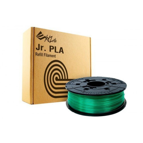 PLA сменная катушка 3d принтера 1.75 XYZPrinting прозрачно-зеленый 0.6 кг